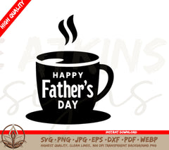 Father's Day Java Cup Digital Download (SVG and PNG)