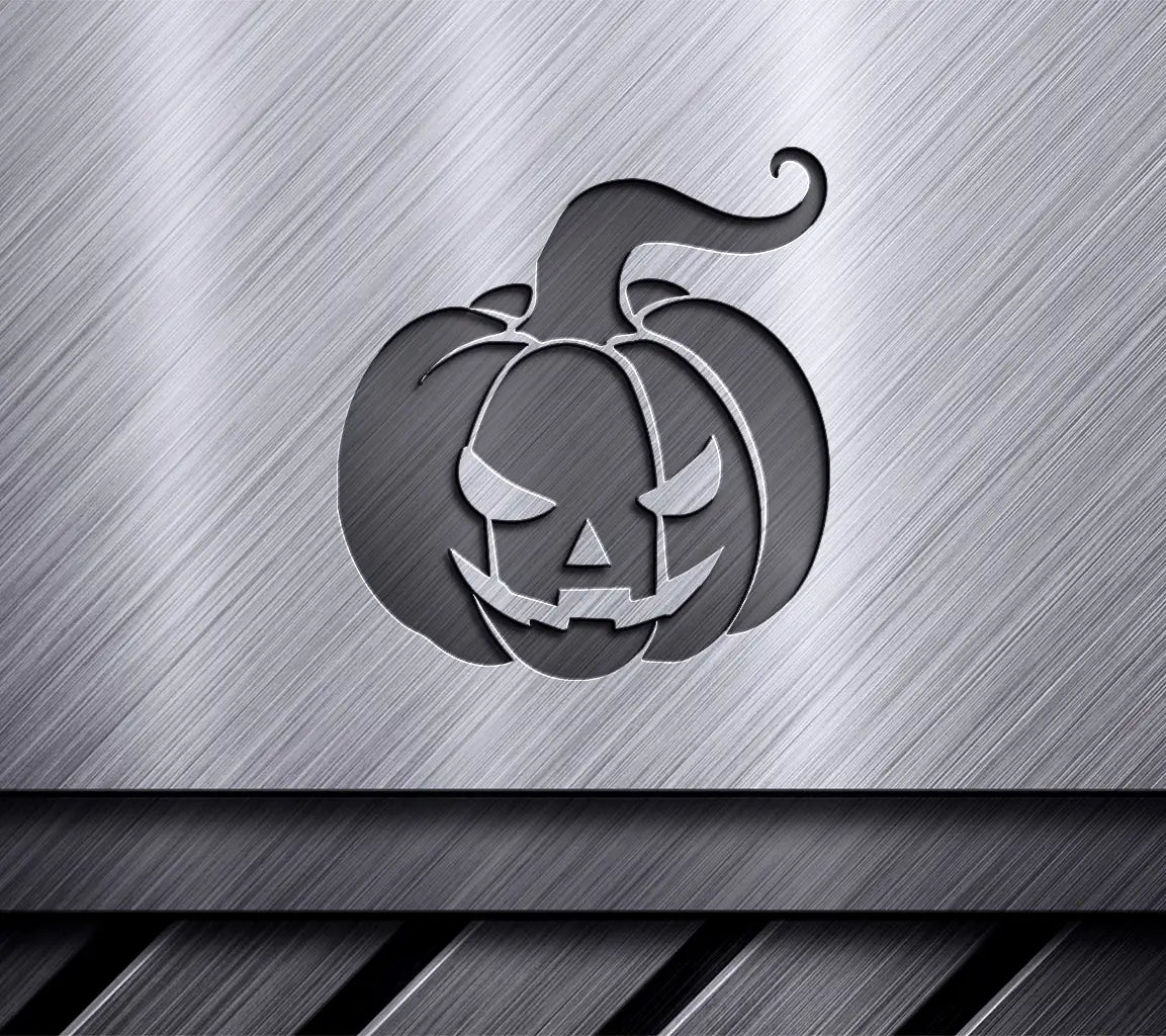 Halloween Pumpkin Silhouette SVG -  Ghost Cartoon SVG