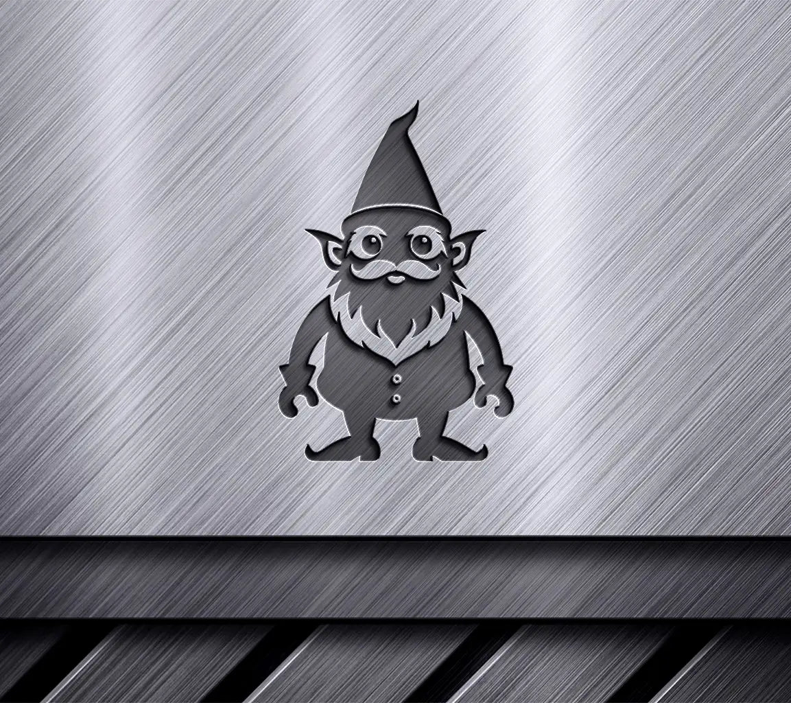  Gnome Silhouette SVG - Beard, Hat, Vector Art SVG