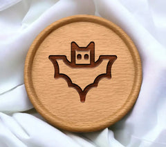  Bat Icon SVG - Halloween Pictogram SVG