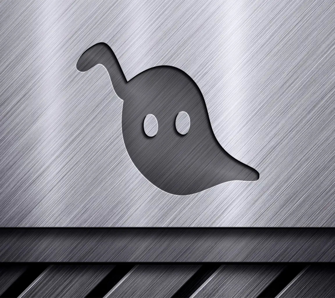 Halloween Ghost Silhouette SVG - Big Eyes,  SVG