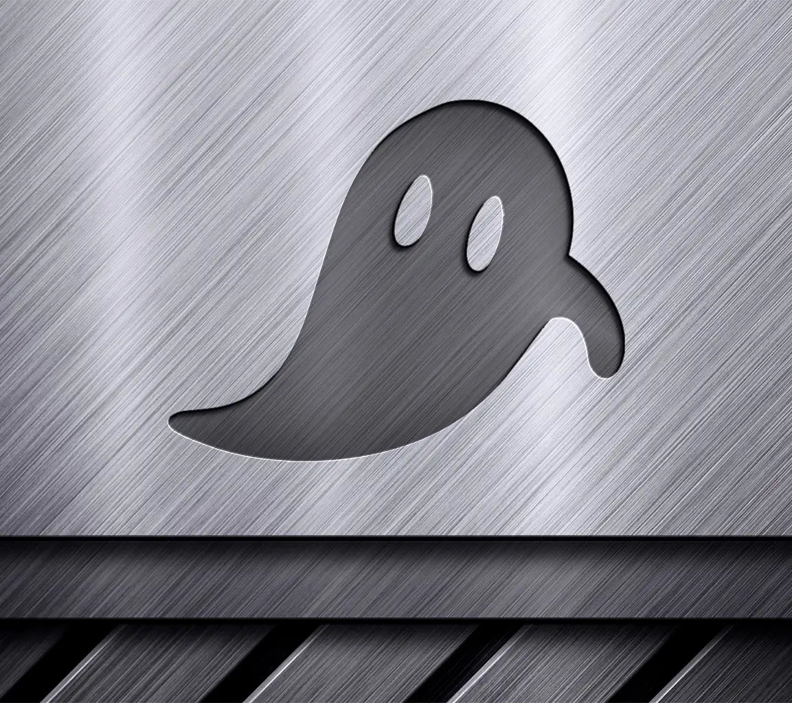 Halloween Ghost Silhouette SVG - Big Eyes,  SVG