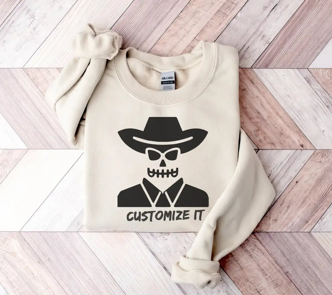 Cowboy Hat Silhouette SVG - Halloween Icon SVG