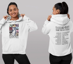 Taylor Swift Eras Tour Hoodie Two Sided Print, Taylor Swift Inspired Hoodie - Front and back View