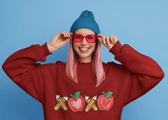 XOXO Teacher, Valentine Teacher Sweatshirt, Teacher Valentine Sweater, Teacher Valentine Sweatshirt, Valentines Day Gift for Teacher - Gabe Atkins Designs