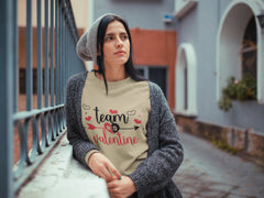 Team No Valentine Sweatshirt, Anti Valentine's Day Sweatshirt, Single  | Day Sweatshirt, Single Awareness Day Gift, Funny Valentine'