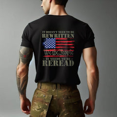 It Doesn't Need To Be Rewritten It Needs To Be Reread Shirt, 1776 Shir | Reread Shirt, 1776 Shirt, American Constitution 1776,