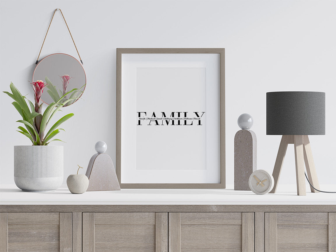 Family SVG, Family split name frame svg, family clipart, family cut fi | frame svg, family clipart, family cut file, family outline, family png, family cricut silhouette svg cut file