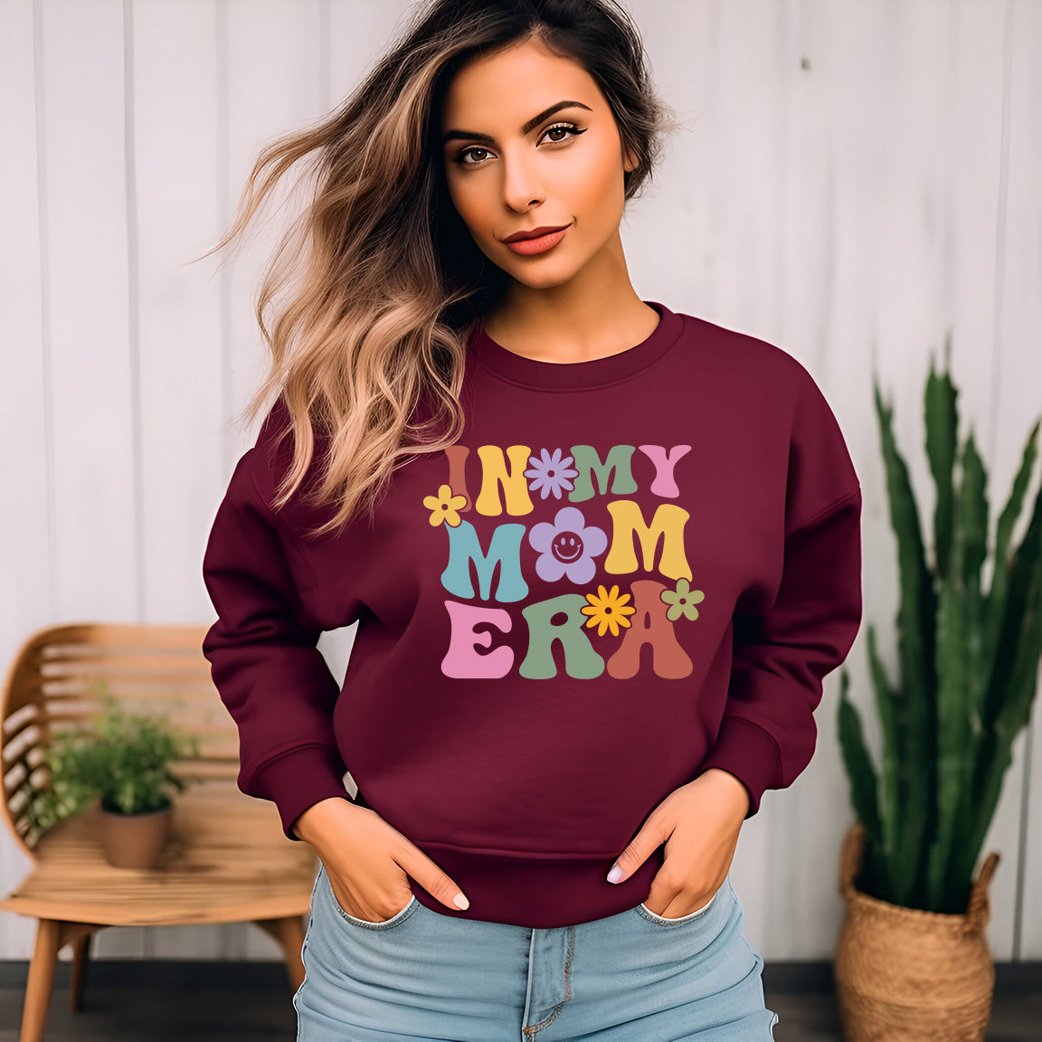 In My Mom Era Sweatshirt, Mama Sweatshirt, Mom Birthday Gift, New Mom  | Mom Sweater, Mothers Day Tee, Pregnancy Gift, Colorful Mom