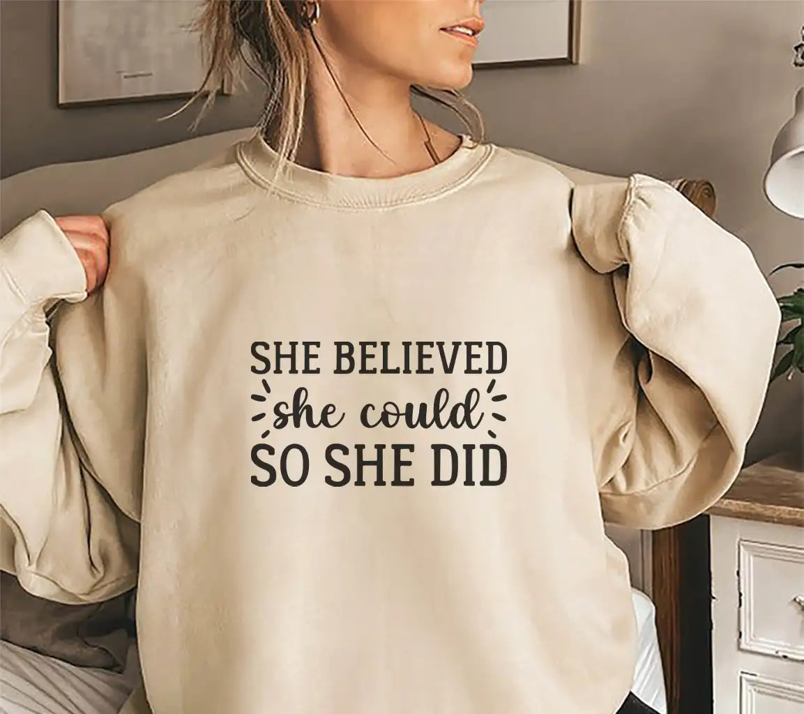 She Believed She Could So She Did -  Inspirational SVG Design Bundle SVG