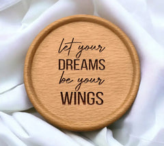 Let Your Dreams Be Your Wings - Inspirational  SVG Design Bundle SVG