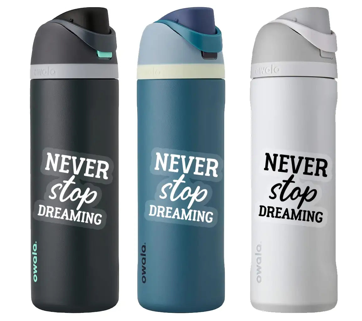 Never Stop Dreaming  SVG Design - Inspirational Bundle SVG