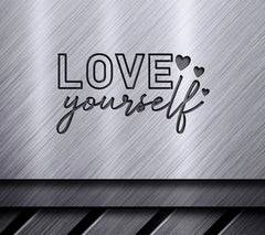 Love Yourself  SVG Design Bundle - Inspirational Quotes SVG