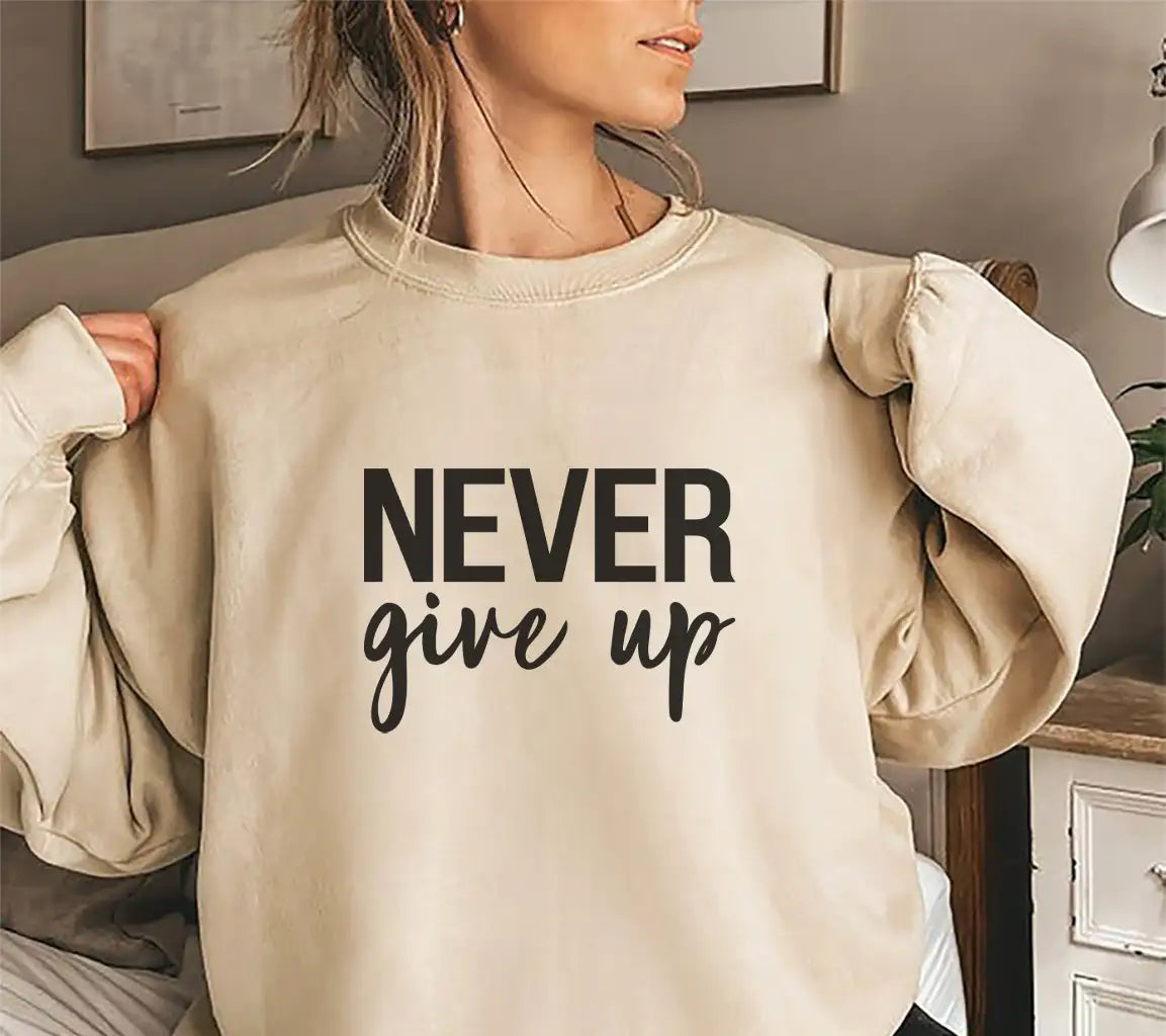 Never Give Up  SVG Design Bundle - Inspirational Quotes SVG