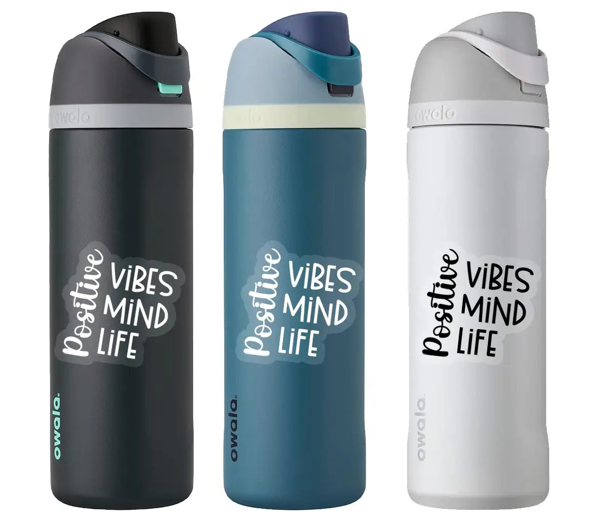 Positive Vibes Mind Life SVG Bundle - Inspirational Design SVG