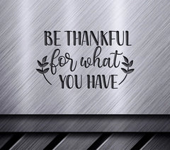 Be Thankful Inspirational SVG Design Bundle SVG