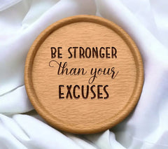 Be Stronger Than Your Excuses SVG Design Bundle - Inspirational Quotes SVG