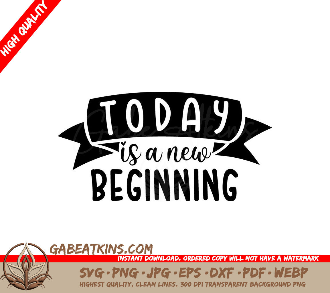 New Beginning  SVG Design - Inspirational Bundle SVG