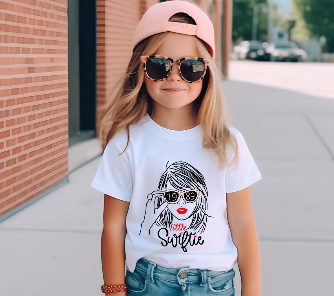 Taylor Swift SVG: Little Swiftie Design with 1989 Glasses for Kids | Expressive SVG Design for Taylor Swift Enthusiasts