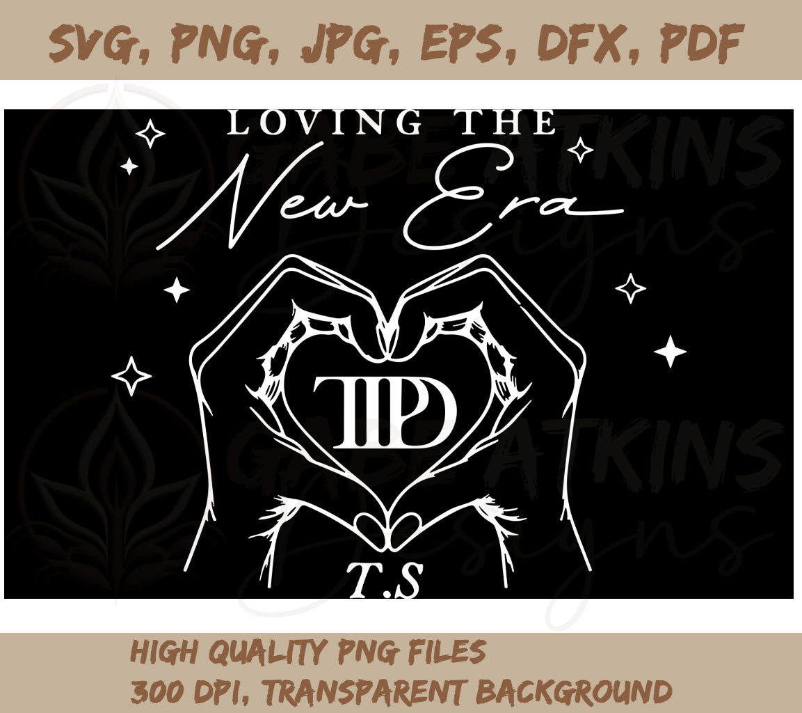 Loving The New Era TTPD Album SVG, PNG JPG, EPS, DXF, PDF | The Tortur | Era TTPD Album SVG, PNG JPG, EPS, DXF, PDF