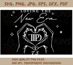 Loving The New Era TTPD Album SVG, PNG JPG, EPS, DXF, PDF | The Tortur | Era TTPD Album SVG, PNG JPG, EPS, DXF, PDF