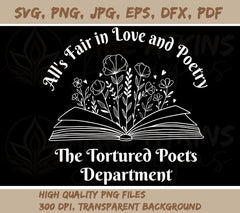 TTPD All Is Fair In Love and Poetry SVG, PNG JPG, EPS, DXF, PDF | The  | Poetry SVG, PNG JPG, EPS, DXF, PDF