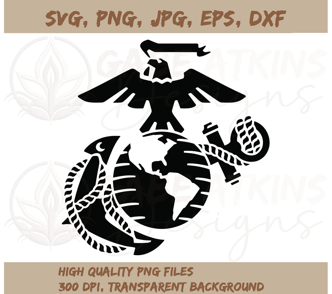 USMC Eagle Globe and Anchor SVG, PNG, EPS, DFX, JPG, PDF, WEBP File |  | Anchor SVG, PNG, EPS, DFX, JPG, PDF, WEBP File