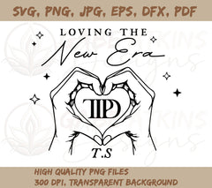 Loving The New Era TTPD Album SVG, PNG JPG, EPS, DXF, PDF | The Tortur | Era TTPD Album SVG, PNG JPG, EPS, DXF, PDF