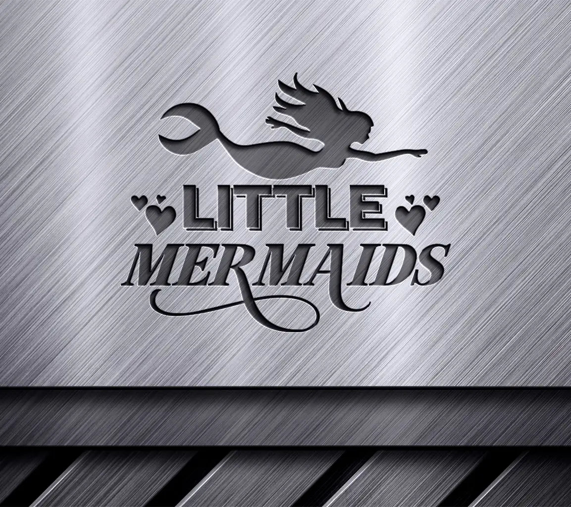  Mermaid Design SVG - Little Mermaids Design Bundle SVG