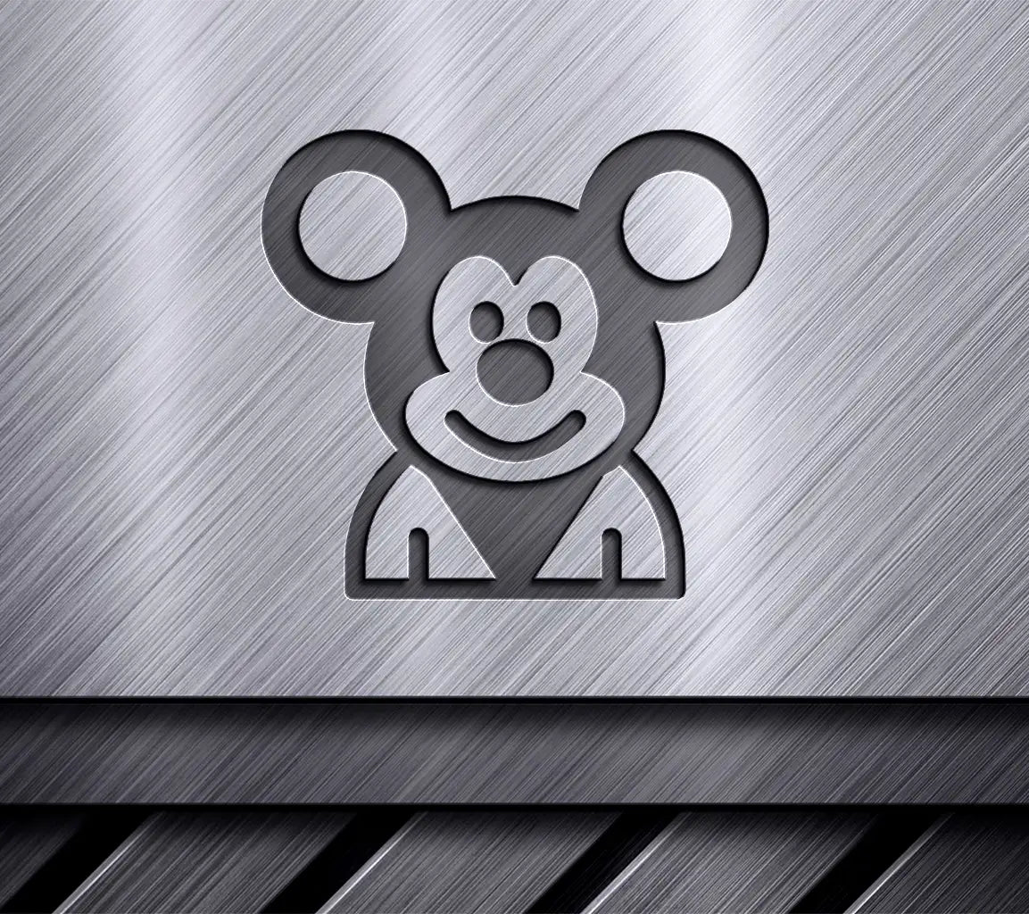 Mickey Mouse Face  SVG Pictogram SVG