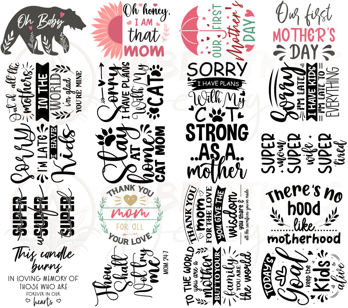 Mothers Day SVG Bundle, mom life svg, Mother's Day, mama svg, Mommy an | Mothers Day SVG Bundle, mom life svg, Mother'