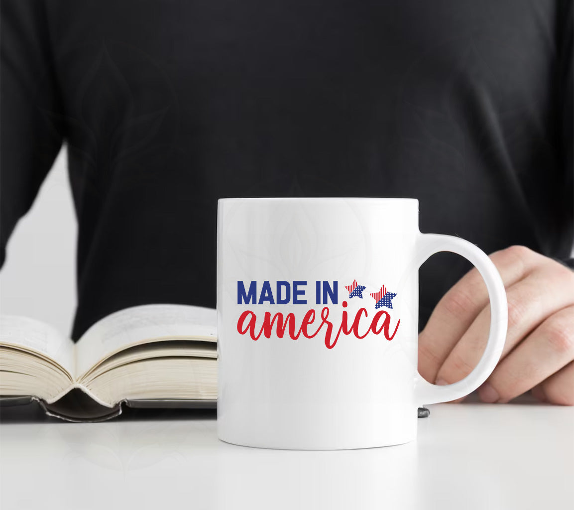 Made in America SVG, PNG, DXF, JPG, PDF, WebP for Silhouette and Cricu | America SVG, PNG, DXF, JPG, PDF, WebP