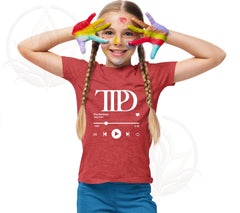 Taylor Swift TTPD Shirt For Kids | The Alchemy Inspired by TTPD Album red