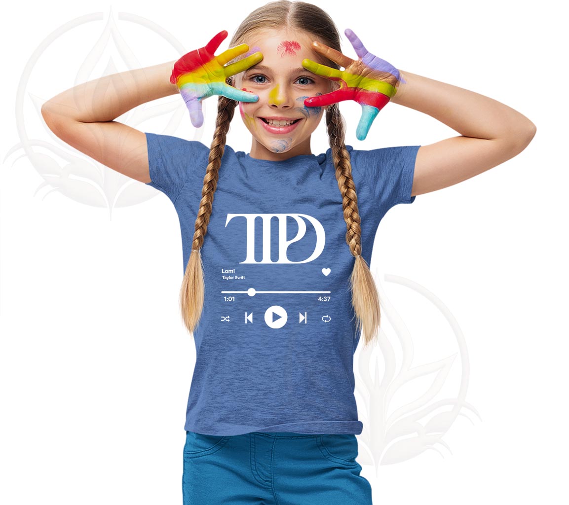 Loml T-Shirt For Kids | Taylor Swift Inspired Loml Youth Tee | The Tor | Tortured Poets Department Music Player Loml