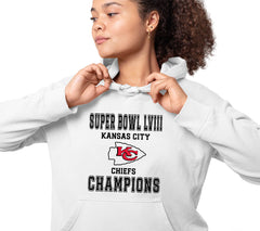 KC Chiefs Super Bowl Champions Hoodie | Celebrating KC Win Of Super Bowl LVIII with this Awesome Hoodie