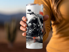 Scarlet Speedster Dynamic Motorcycle Art - 20oz Tumbler Wrap, Bold Des | Scarlet Speedster Dynamic Motorcycle Art - 20oz Tumbler Wrap, Bold Design