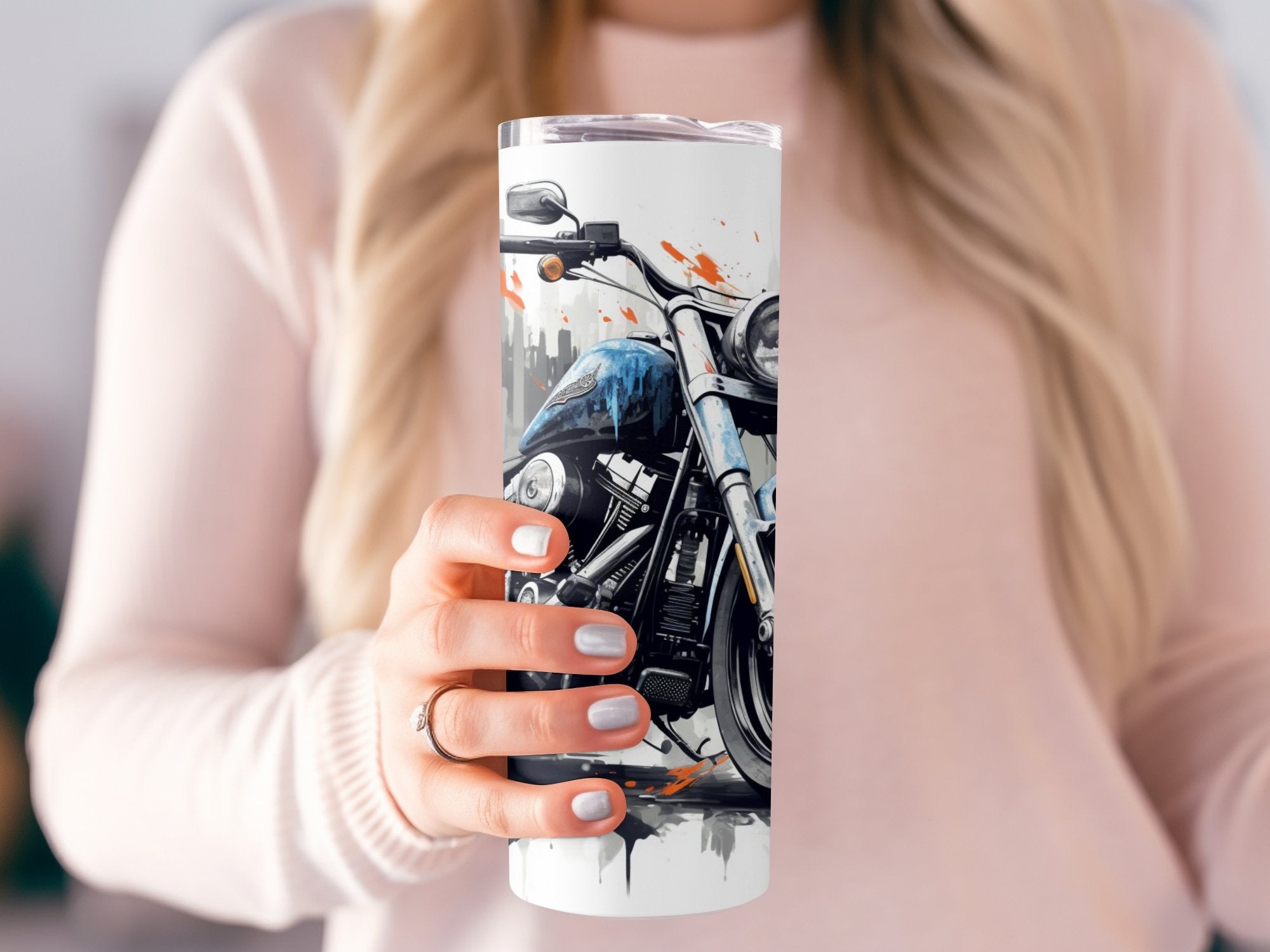 Seamless Motorcycle Tumbler Wrap, Urban Flare Motorcycle Street, 20oz  | Seamless Motorcycle Tumbler Wrap, Urban Flare Motorcycle Street, 20oz Tumbler Wrap, Straight & Tapered Tumbler Wrap, Instant Download PNG