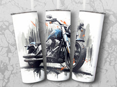 Seamless Motorcycle Tumbler Wrap, Urban Flare Motorcycle Street, 20oz  | Seamless Motorcycle Tumbler Wrap, Urban Flare Motorcycle Street, 20oz Tumbler Wrap, Straight & Tapered Tumbler Wrap, Instant Download PNG