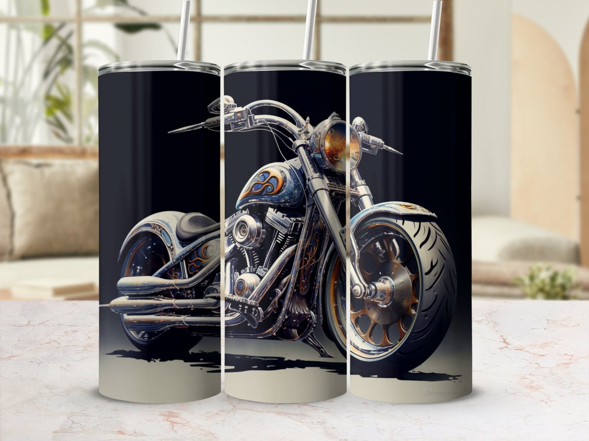 Harley Davidson Inspired 20oz Tumbler Wrap Sublimation Design - Digita | Harley Davidson Inspired 20oz Tumbler Wrap Sublimation Design - Digital Download