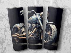 Oceanic Rhythm Motorcycle Tumbler Wrap, Aquatic Design for Straight &  | Oceanic Rhythm Motorcycle Tumbler Wrap, Aquatic Design