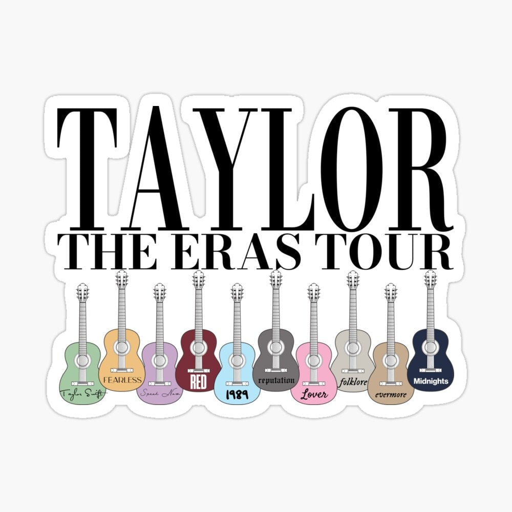 The Tortured Poets Dept SVG file | Taylor's Album names on guitars SVG | TTPD svg, png, pdf, dxf, eps